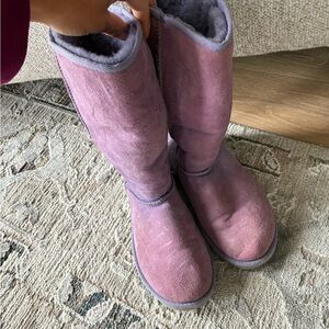UGG Lavender Suede Winter Boots